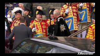 Montage Scottish Service of Thanksgiving for King Charles Flypast Johnny Thompson Kings Equerry [upl. by Dubenko]