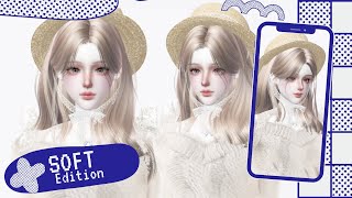 Zepeto Face Tutorial Soft Girl  Oplas Zepeto Girl  Zepeto Girl Face Tutorial [upl. by Haliled]