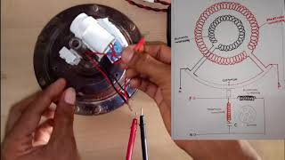 How to connect a capacitor to a ceiling fan  how to change ceiling fan direction [upl. by Ecnatsnoc914]