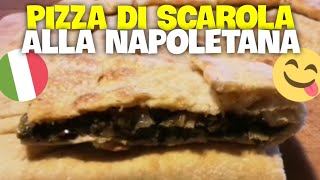 ❤️🍕 Pizza di scarola alla napoletana Ricetta originale e tradizionale [upl. by Mcnamara]