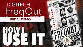 Digitech FreqOut Pedal Demo  Amazing Expressive Tool [upl. by Nancey]