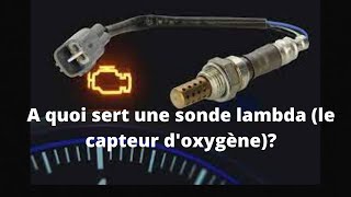 A quoi sert une sonde lambda le capteur doxygène [upl. by Herrod697]