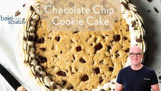 SOFT amp CHEWY Cookie Cake Recipe  Copycat Great American Cookie Cake [upl. by Eanerb672]