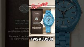 Unboxing amp quick review  Timex Waterbury Ocean TW2V33200 Womens watch  Recycled Ocean Plastic [upl. by Manouch]