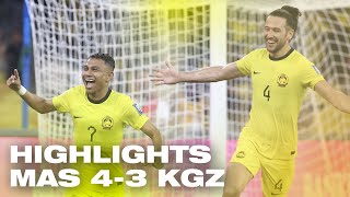 Highlights Malaysia 43 Republik Kyrgyz  16 November 2023 [upl. by Siuoleoj733]