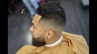 Barber Tutorial  Pompadour Drop Fade [upl. by Sara]