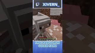 Organic iron golem farm in Minecraft [upl. by Jollanta319]