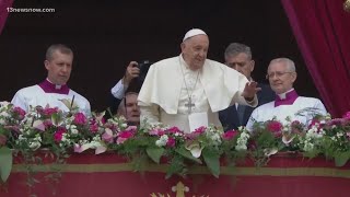 Pope Francis presides over Easter Sunday Mass [upl. by Siri]