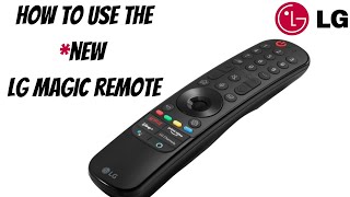 How To Use New LG Magic Remote [upl. by Nnylimaj]