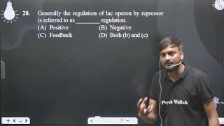 Generally the regulation of lac operon by repressor is referred to as  regulation [upl. by Larisa]