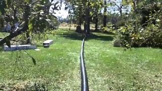 DIY Outdoor wood burner Insulating Underground PEX Tubing Insulated HydroPex [upl. by Nathanael]