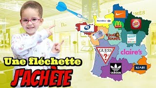 JE LANCE UNE FLECHETTE SUR UNE CARTE ET J’ACHETE [upl. by Romeu719]