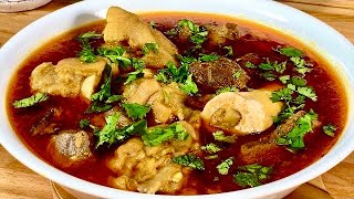 MAZEDAR BEEF BONG PAYE RECIPE BEEF TROTTERS RECIPE [upl. by Winson]