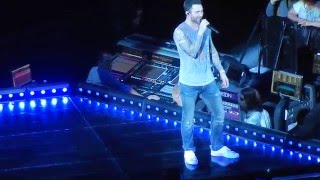 Maroon 5  She Will Be Loved  Behati  Amsterdam  3th June  live [upl. by Assilram651]