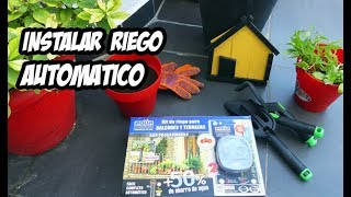 Como Instalar un Sistema de Riego por Goteo Automático  La Huerta de Ivan [upl. by Heddi]