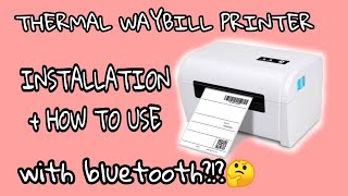 THERMAL WAYBILL PRINTER  ZJIANG POS9200 [upl. by Anal176]