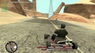 Gta iv san andreas multiplayer Go kart race [upl. by Dib]