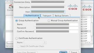 Cisco VPN Client for Mac OS [upl. by Salomone]