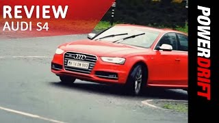 Audi A4 S4 Saloon India  Review  PowerDrift [upl. by Jary]