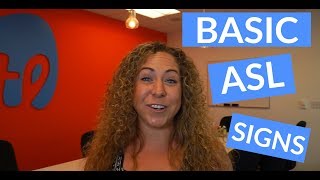 70 Basic ASL Signs for Beginners to Know [upl. by Salem]