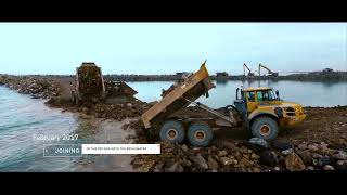 Bouygues Travaux Publics  Calais Port 2015 worksite  Bouygues Construction [upl. by Frisse]