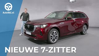 Mazda CX80 2024 Review  Nieuwe zevenzitter van Mazda  AutoRAI TV [upl. by Eelime]