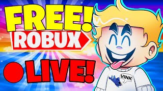 🔴 GIVING 100000 ROBUX TO EVERY VIEWER ROBUX GIVEAWAY LIVE FREE ROBUX [upl. by Ehpotsirhc117]