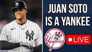 JUAN SOTO IS A NEW YORK YANKEE  Yankees Avenue LIVE [upl. by Croix]