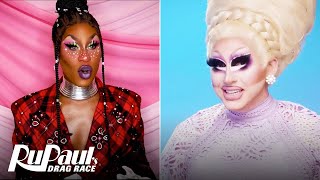 The Pit Stop S13 E1  Trixie Mattel amp Shea Couleé Recap the Premiere  RuPauls Drag Race [upl. by Albertson]