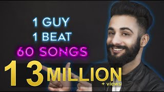 1 GUY  1 BEAT  60 SONGS  Aarij Mirza  Mashup [upl. by Isadore105]