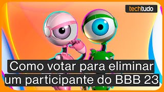 BBB 23 como votar para eliminar um participante [upl. by Ahsenwahs]