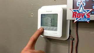 How to Use Your Honeywell T4 Pro Thermostat [upl. by Scotney567]