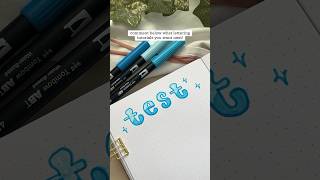 color blocking lettering tutorial from last july 🦋 comment below what tutorials you want to see [upl. by Aisauqal]