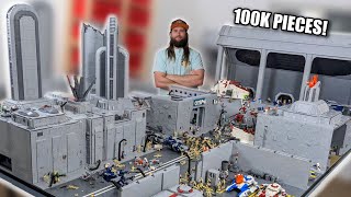 HUGE LEGO Star Wars Battle Of Coruscant Moc  Finale Walk Through [upl. by Burman]