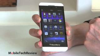 BlackBerry Z10 on Verizon Wireless Review [upl. by Nibroc883]