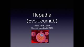 Repatha  Evolocumab [upl. by Ahtiek]