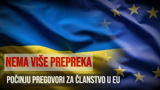 quotBlumbergquot Nema više prepreka  počinju pristupni pregovori o članstvu Ukrajine i Moldavije u EU [upl. by Tremaine]