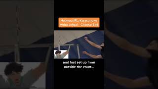 Haikyuu IRL Karasuno vs Aoba Johsai  Match Point [upl. by Saunders]