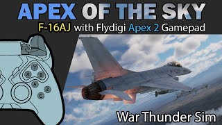 War Thunder Simulator mode  Motion control with Flydigi Apex 2 gamepad [upl. by Antsirhc674]