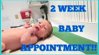 2 WEEK BABY APPOINTMENT [upl. by Vilberg]