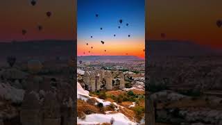 Cappadocia Turkey 🇹🇷 travel nature lake funny best beautiful fyp shorts [upl. by Fidellia]