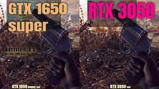 GTX 1650 super vs RTX 3050 [upl. by Dennet116]