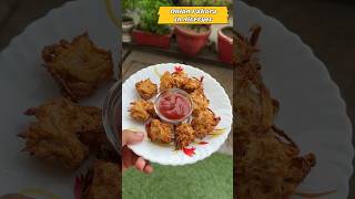 Onion Pakora in Air Fryer  shorts pakora airfryer [upl. by Leidgam]