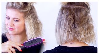 Best Hair Brush Straightener For ALL HAIR TYPES 😲 [upl. by Zumwalt]