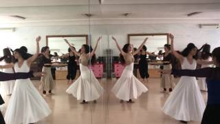 Sama Sufi whirling in Dance of Oneness workshop with Banafsheh Sayyad [upl. by Jarin]