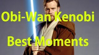 ObiWan Kenobis Best Moments TPMAOTCTCWROTS and ANH [upl. by Akirrehs]