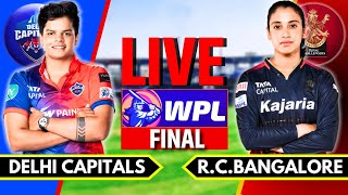 WPL Final Live Delhi Capitals vs RCB WPL Final Live Commentary  RCB vs DC Live  WPL Live Inng 2 [upl. by Falito]