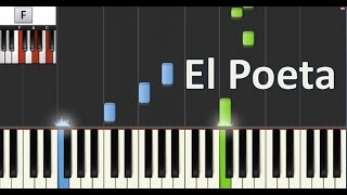 Como tocar quot El Poeta quot en Piano  Chino y Nacho  Cover  Tutorial  MoroMusicPiano [upl. by Sisile]