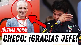 ÚLTIMA HORA RED BULL QUISO DESPEDIR A CHECO PÉREZ Y LA FÓRMULA 1 LO IMPIDIÓ [upl. by Assirol]