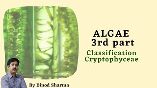 CryptophyceaeClassification of algae by Fritsch [upl. by Gautier]